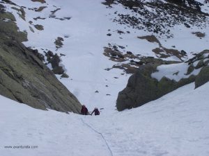 Tramos entre paredes. Recorrido muy claro.