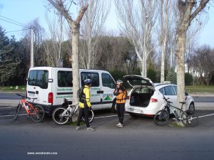 Punto de comienzo y final de la ruta.