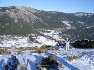 Primeros repechos fuertes hacia la Machota Alta.
