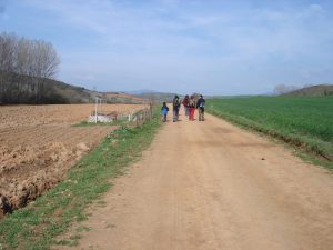 La Pista es ancha al comienzo.