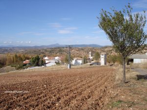 Llegando al pueblo de Copernal.