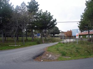 Punto de comienzo y final de la ruta.