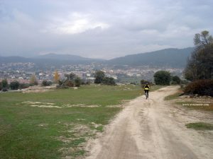 Camino de la Pasada, llegando a las cercanias de Collado Mediano.